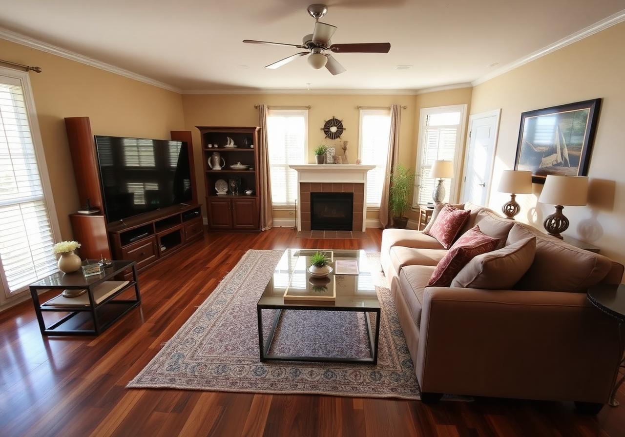 Plano family living room reset — after