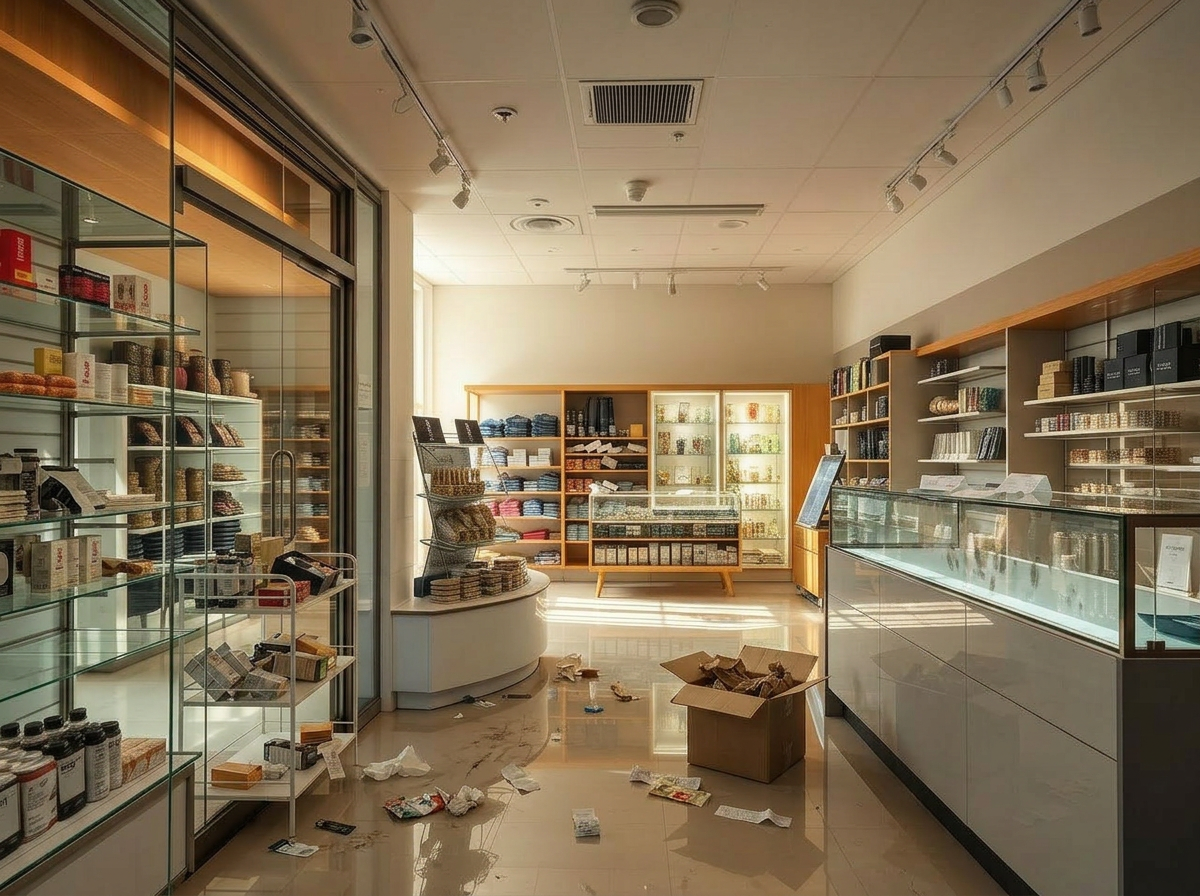 McKinney boutique storefront reset — before